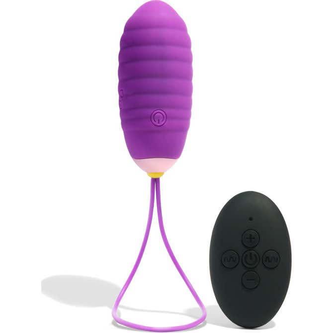 Platanomelón Oh Vibrador Huevo con Mando Lila