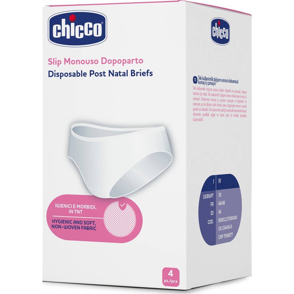 Chicco Braguitas Desechables Postparto Mammy T-G 4uds