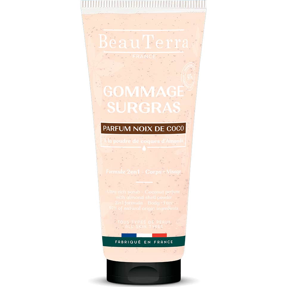 Beauterra Exfoliante Sobregraso Coco 200 ml