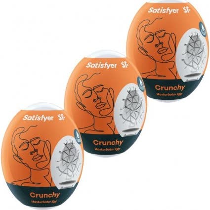Satisfyer Chrunchy Huevo Masturbador 3 uds