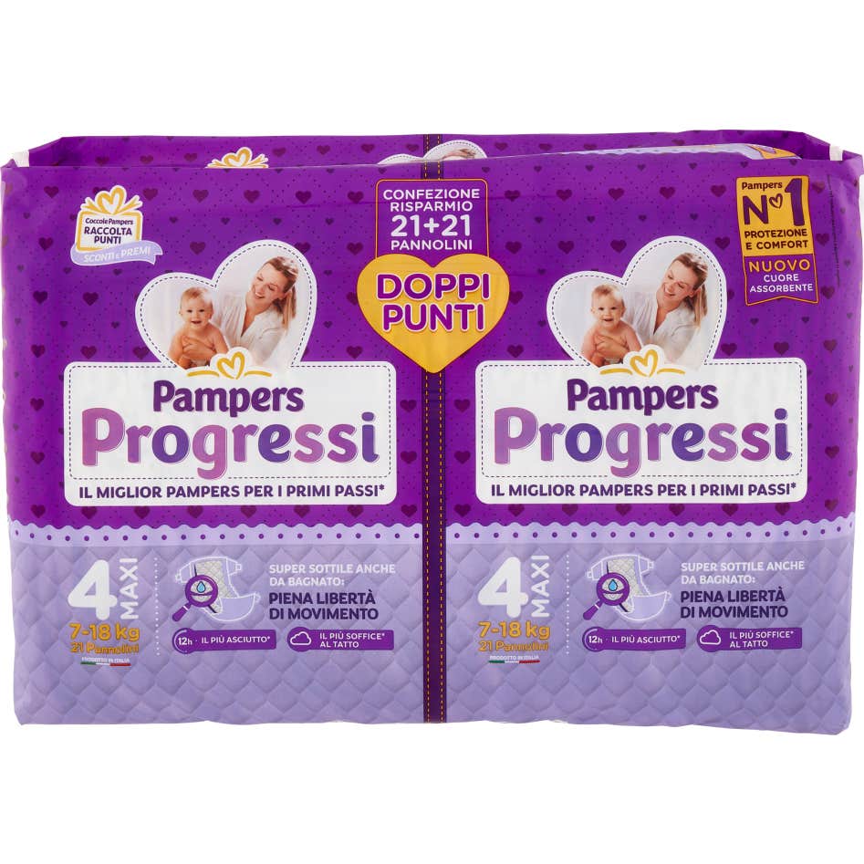 Pampers Progressi Maxi Pañal 2x21uds