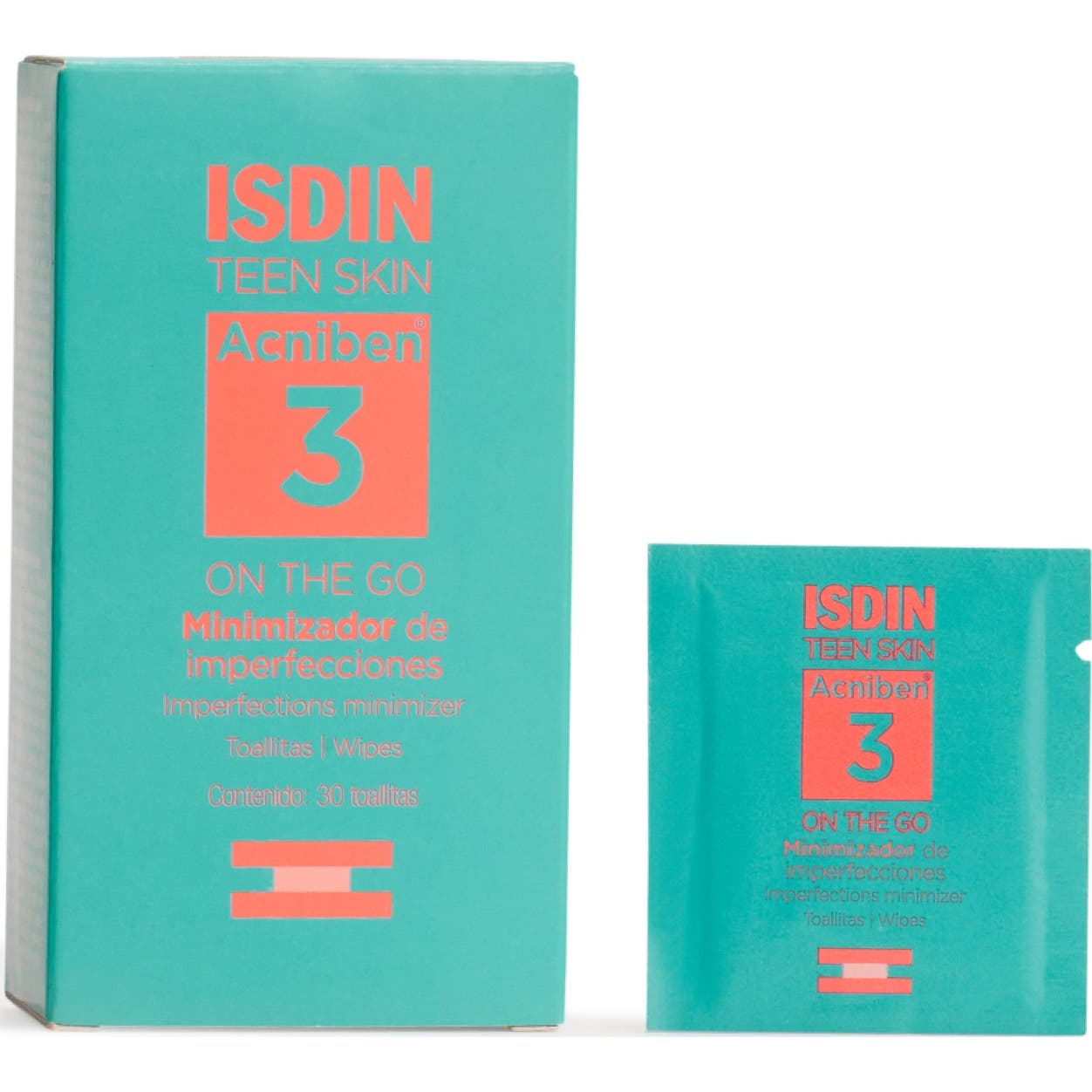 ISDIN Teen Skin Acniben 3 On the Go Minimizador de Imperfecciones 30uds