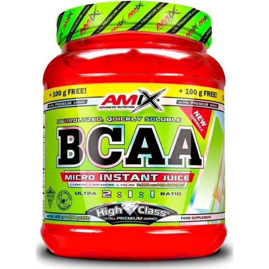 Amix Bcaa Micro Instant Juice Frutas Del Bosque 500 G