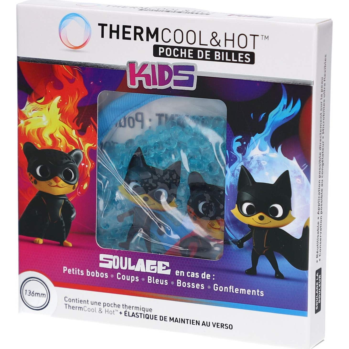 ThermCool&Hot Bolsa de Bolitas Kids Héroes 136 mm