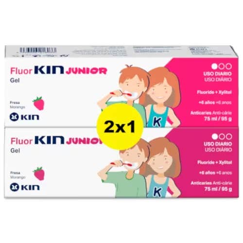Kin Fluor Junior 75ml 2x1