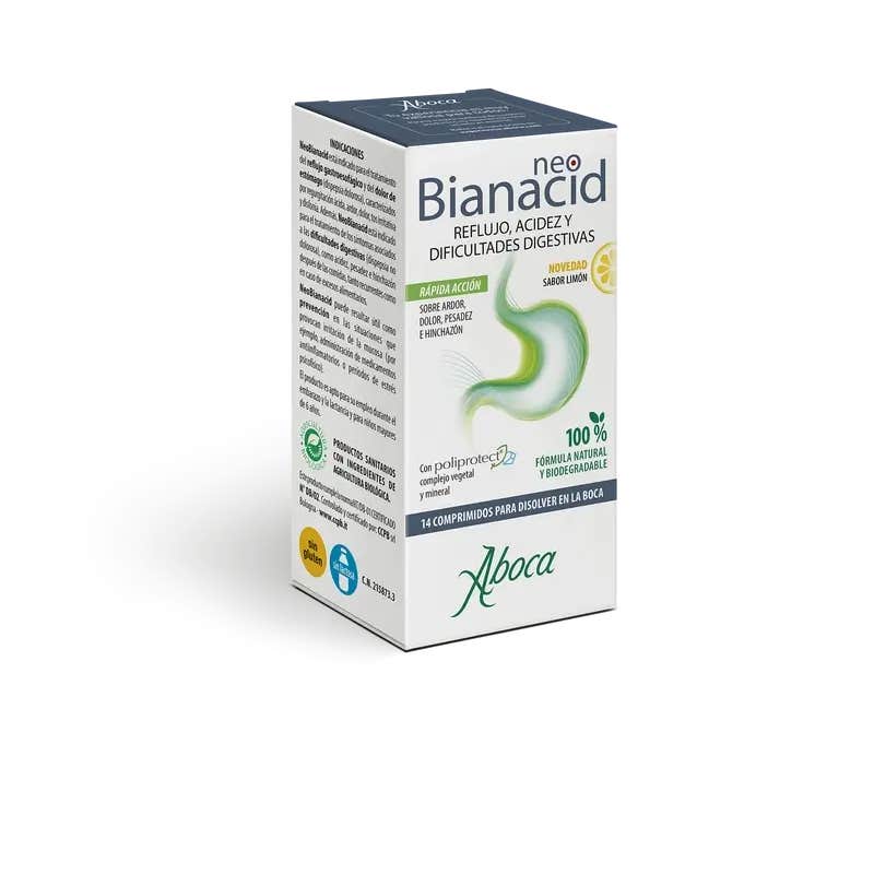 Aboca Neobianacid Sabor Limón 14 comp