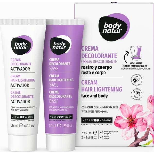 Body Natur Crema Decolorante Rostro y Cuerpo 100ml