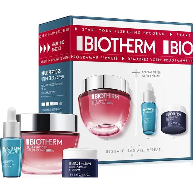 Biotherm Blue Peptides Crema Reafirmante Spf30 Cofre 3 uds
