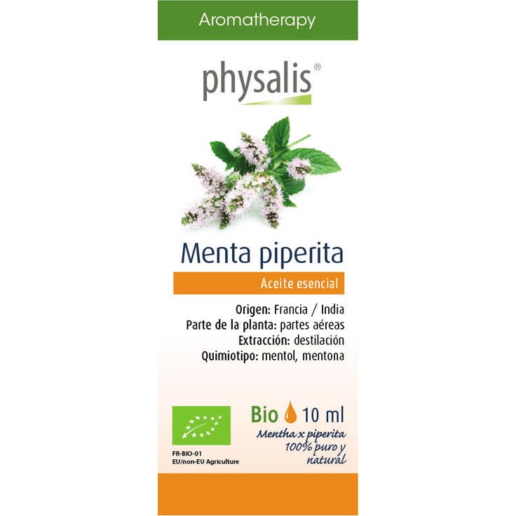 Physalis Aceite Esencial de Menta Piperita Bio 10 ml