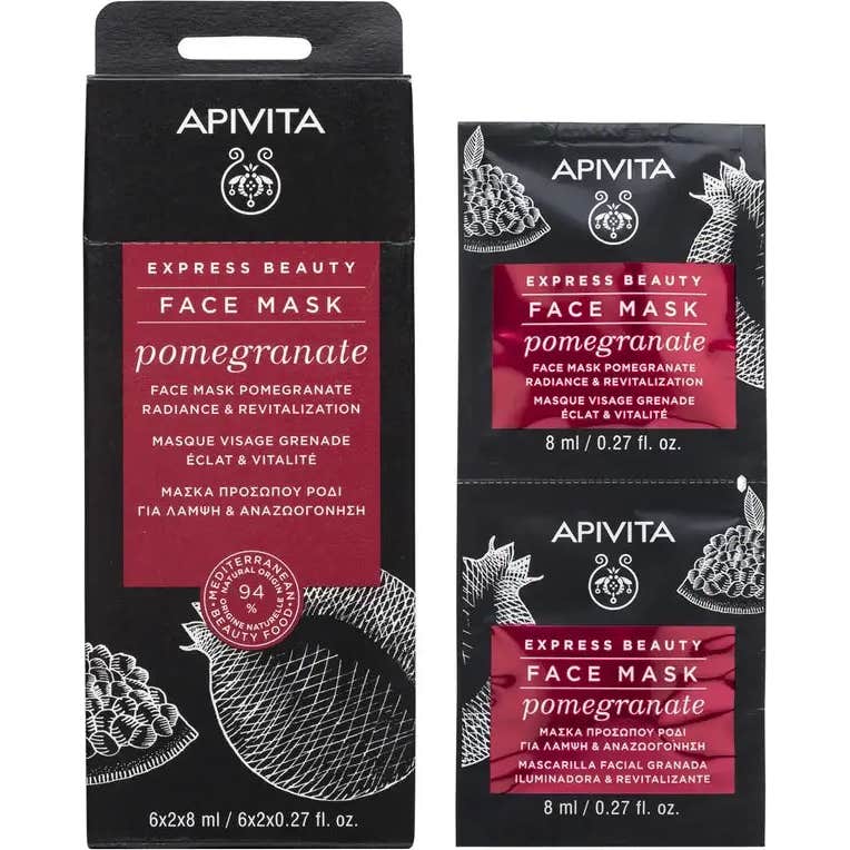 Apivita Mascarilla Express granada 2 X8 ml