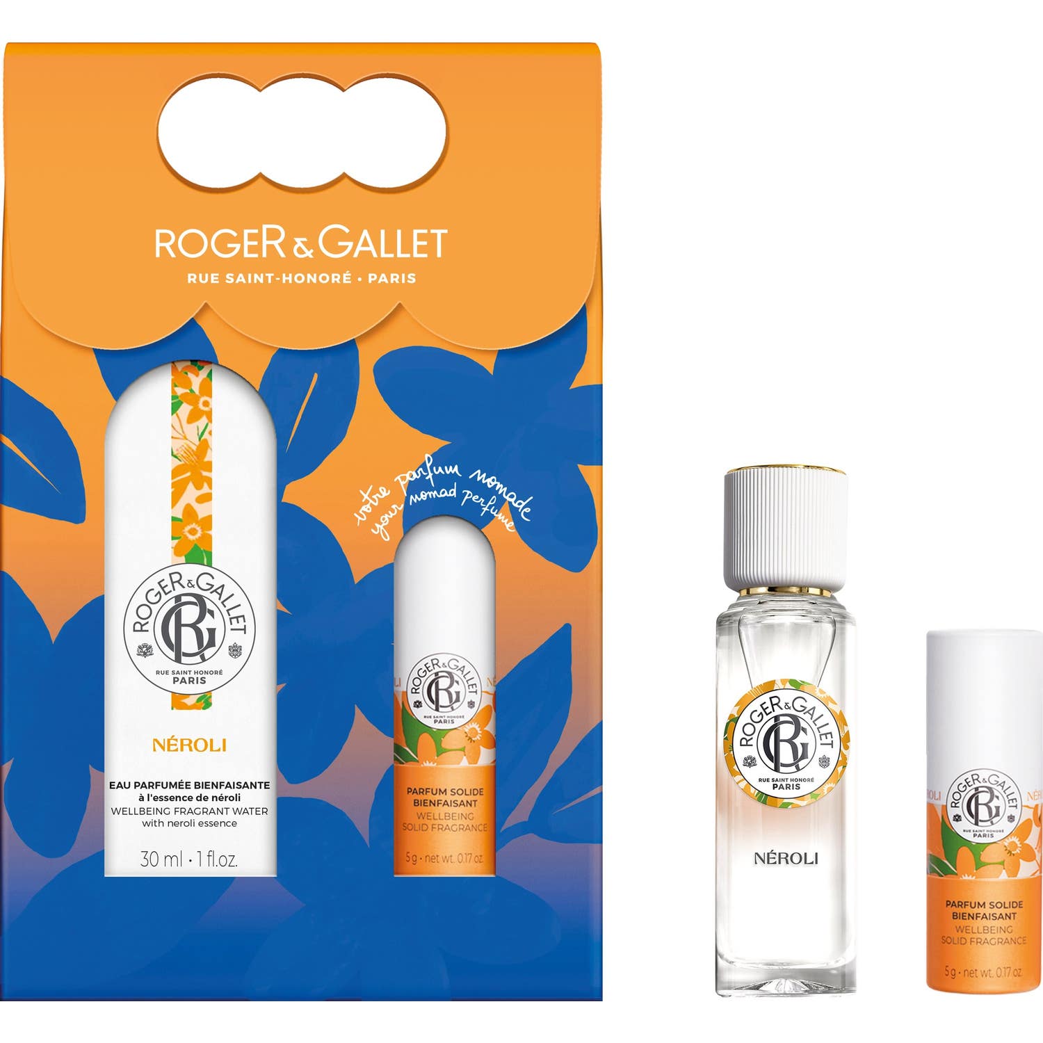 Roger & Gallet Néroli Pack Agua Perfumada + Perfume Sólido