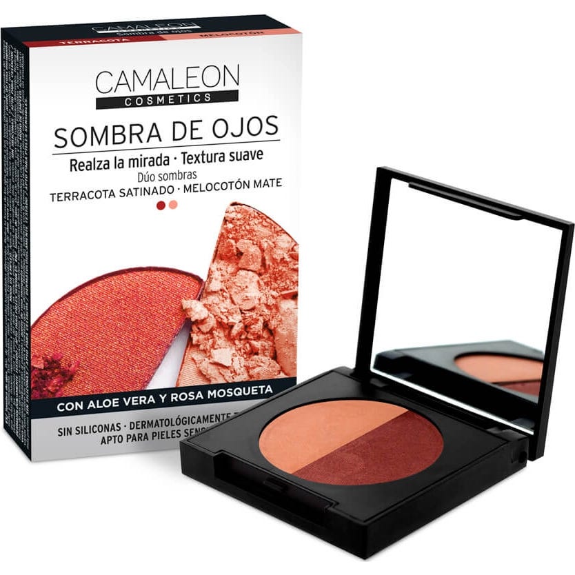 Camaleon Sombras de ojos Terracota y Melocotón 2 x 2.3g