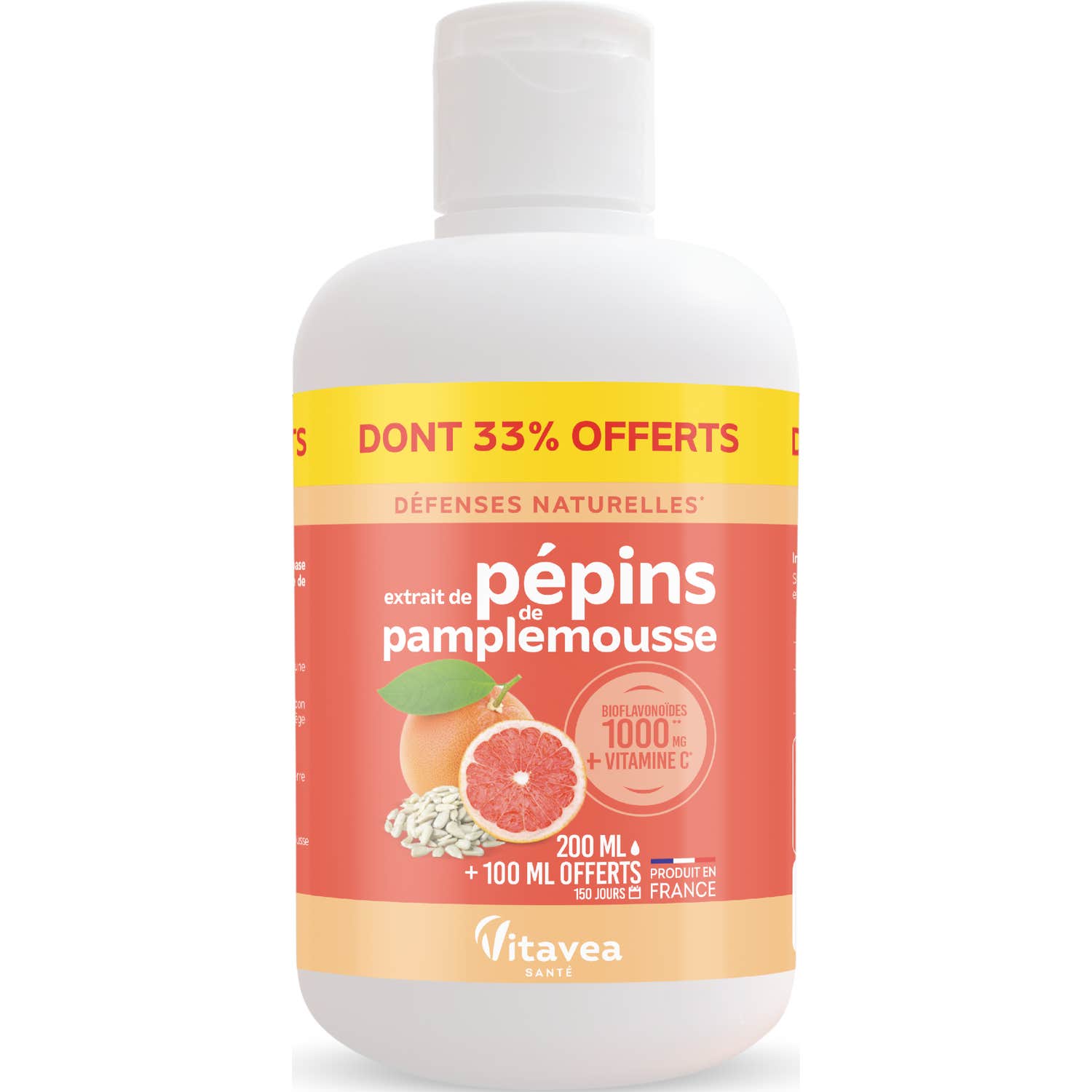 Vitavea Extracto de semilla de pomelo 200ml+100ml