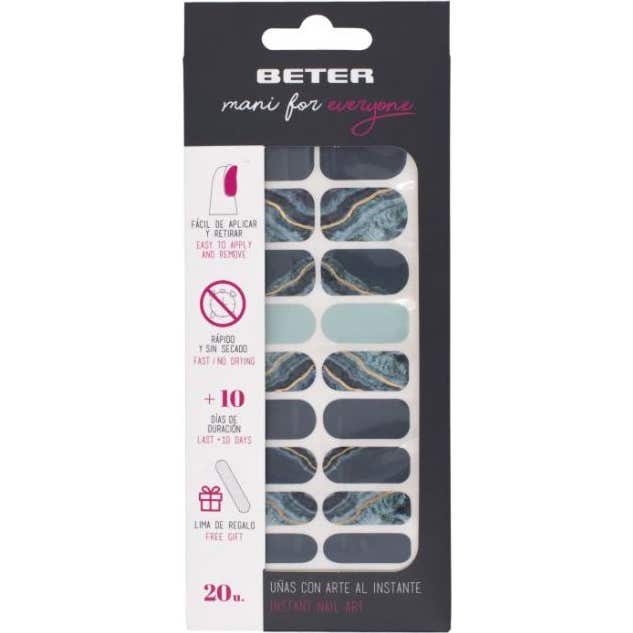 Beter Mani For Everyone Iris Tiras Adhesivas 20 uds