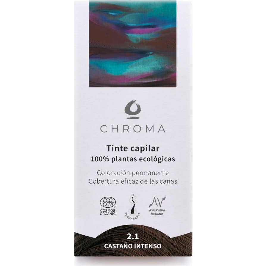 Chroma Tinte Bio 2.1 Castaño Intenso 100g