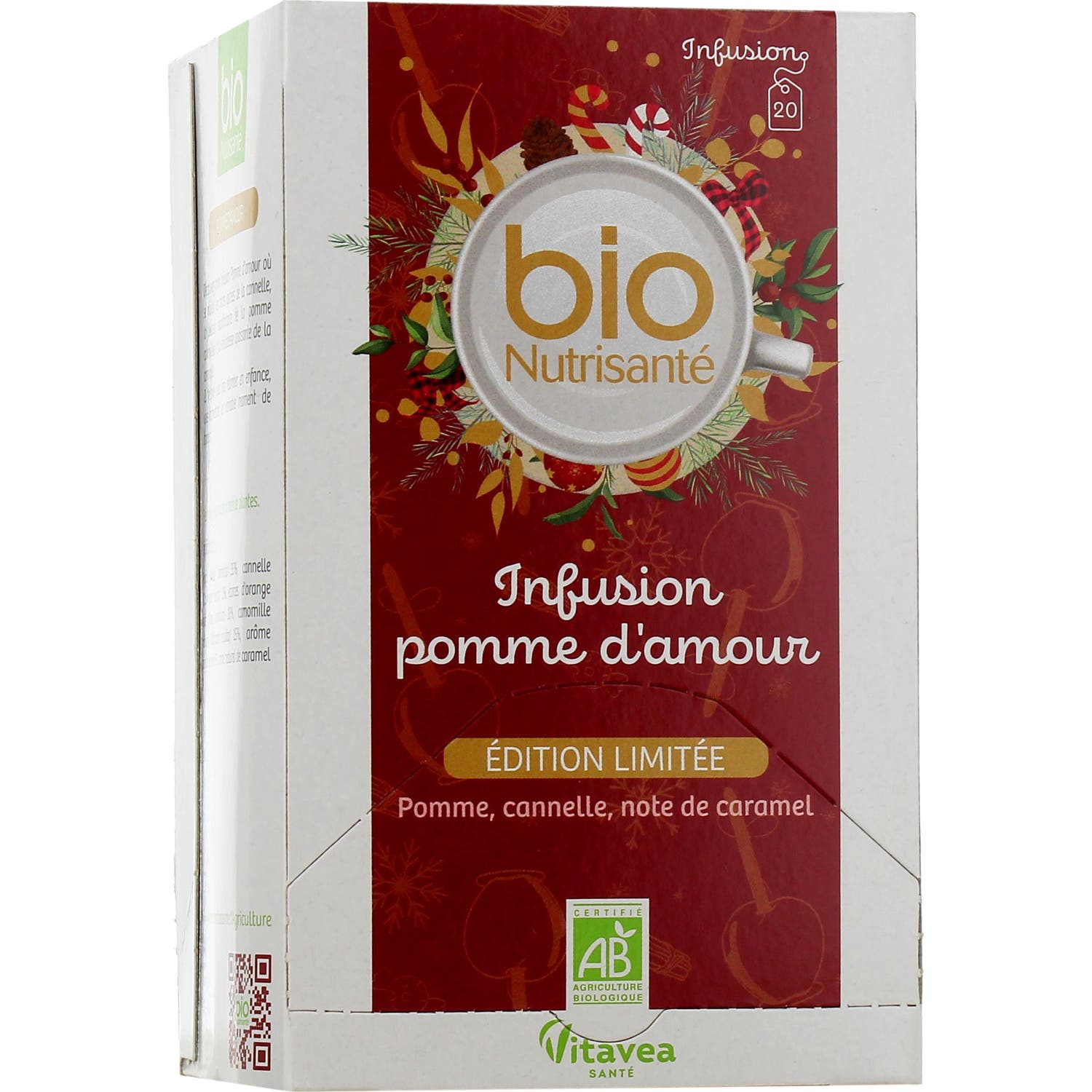 Nutrisanté Infusión Manzana del Amor Bio 20 Sobres