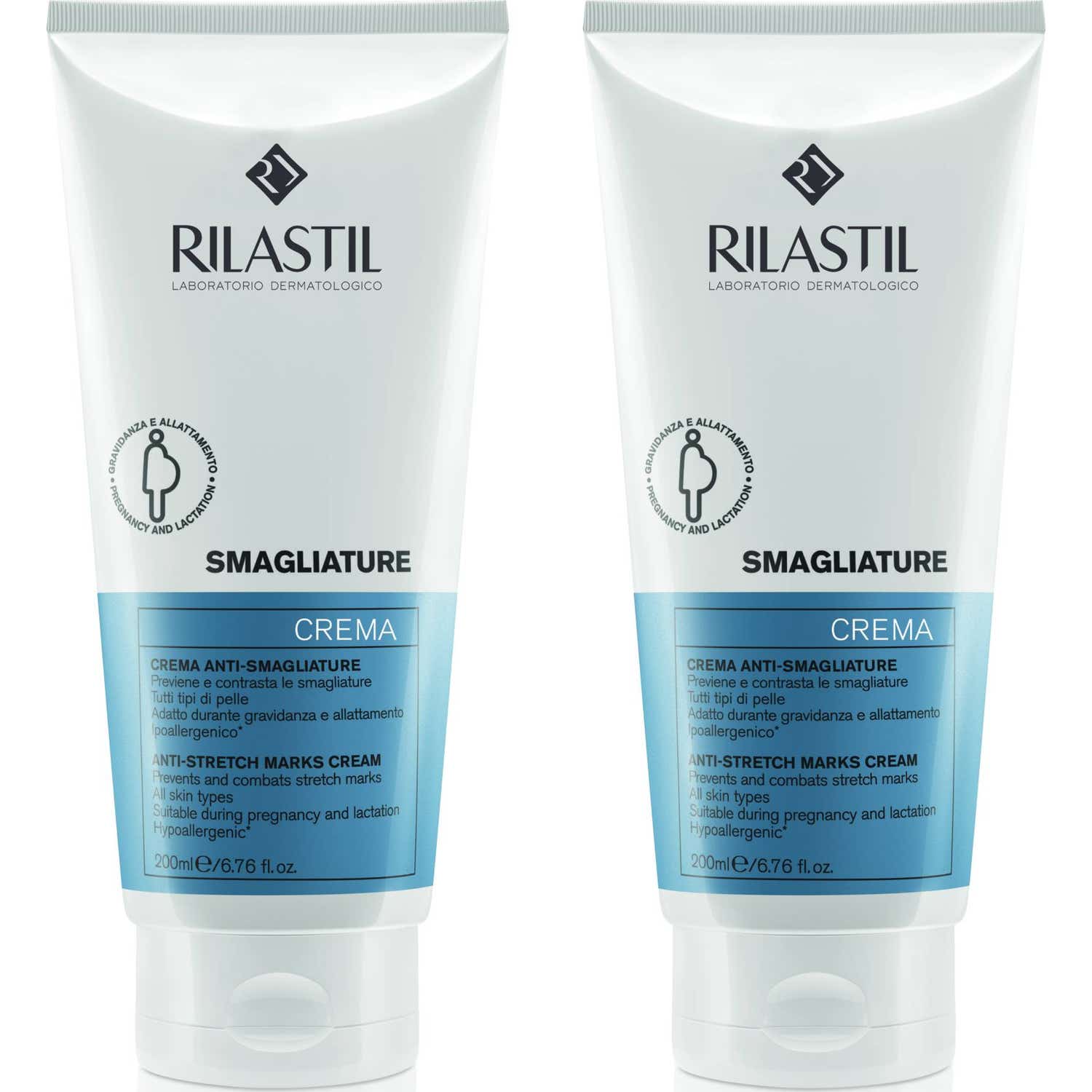 Rilastil Smagliature Anti-Stretch Marks Cream 2x200ml