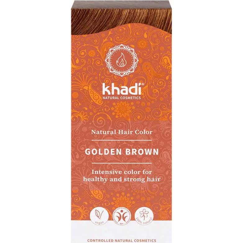Khadi Tinte Castaño Dorado 100% Vegetal 100 g