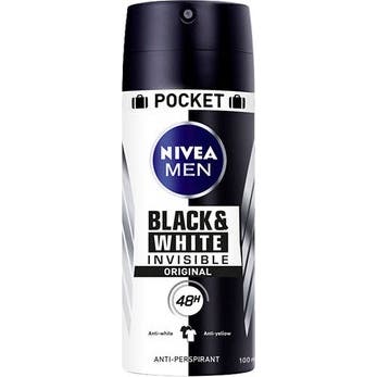 Nivea Men Black And White Invisible Men Desodorante Spray 100 ml
