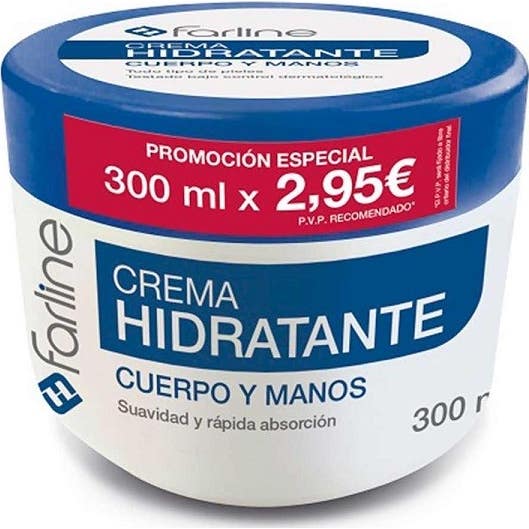 Farline Corpo e Mãos Creme Hidratante 300ml