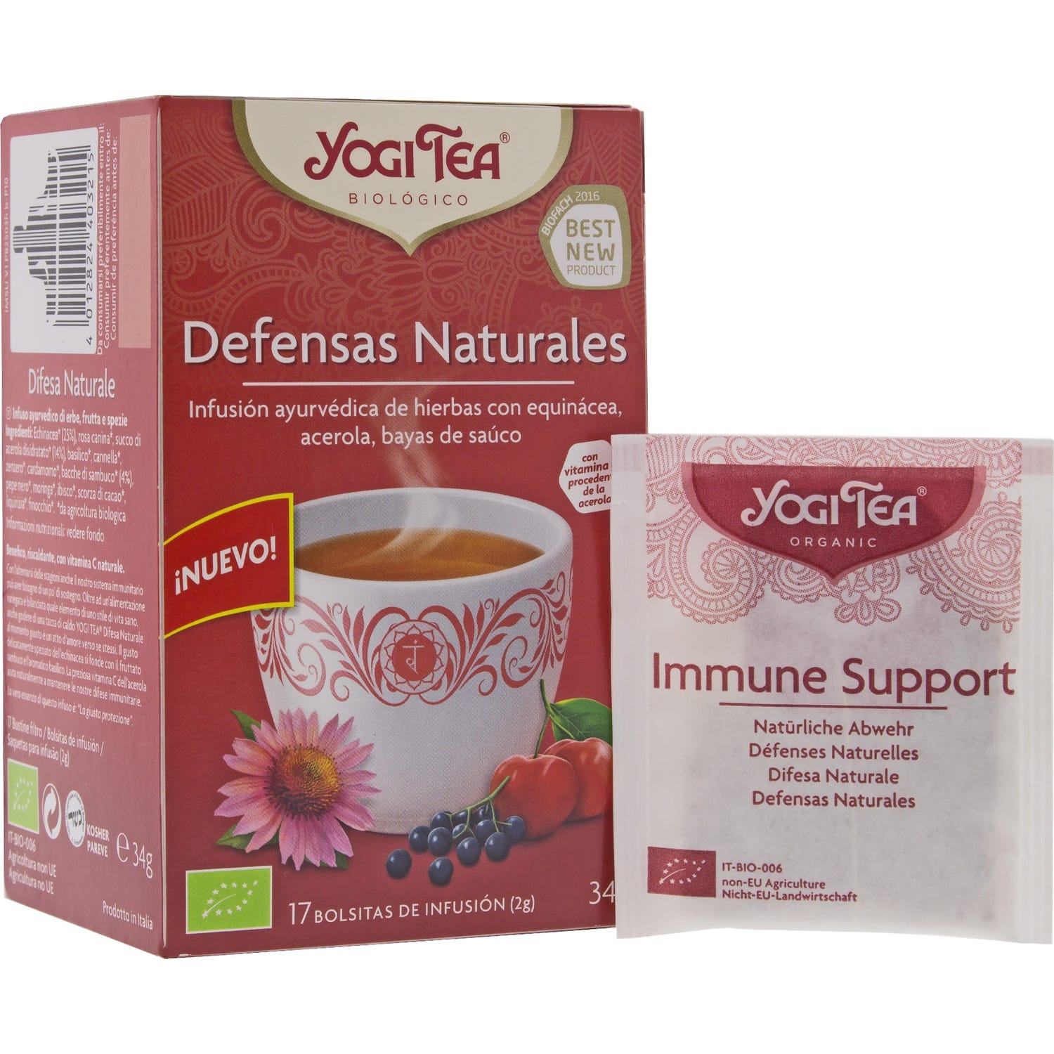 Yogi Tea defensas naturales 17 bolsas
