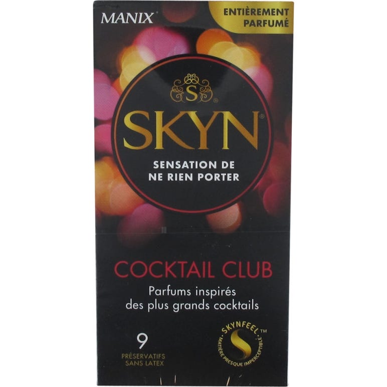 Manix Skyn Cocktail Club 9 preservativos sin látex