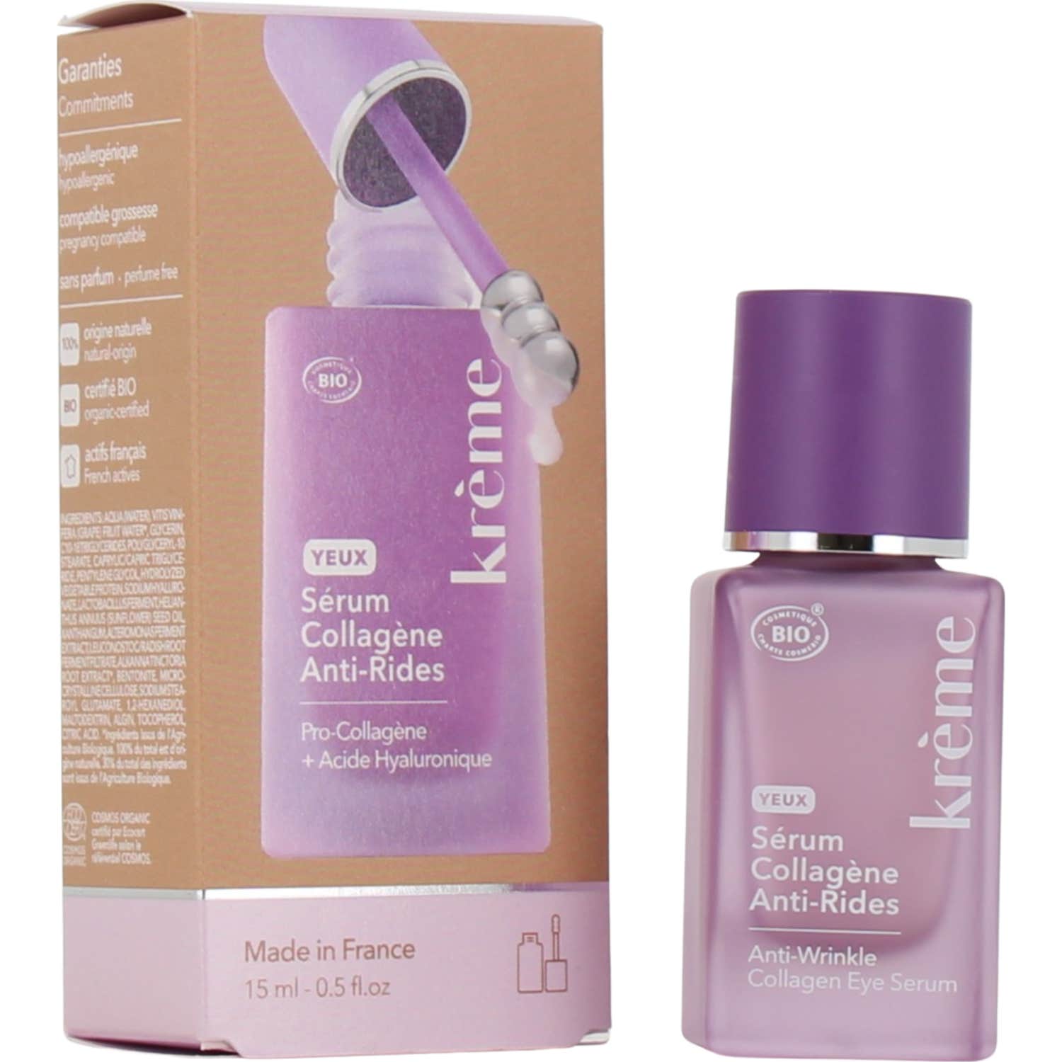 Krème Ojos Sérum Colágeno Antiarrugas Bio 15 ml