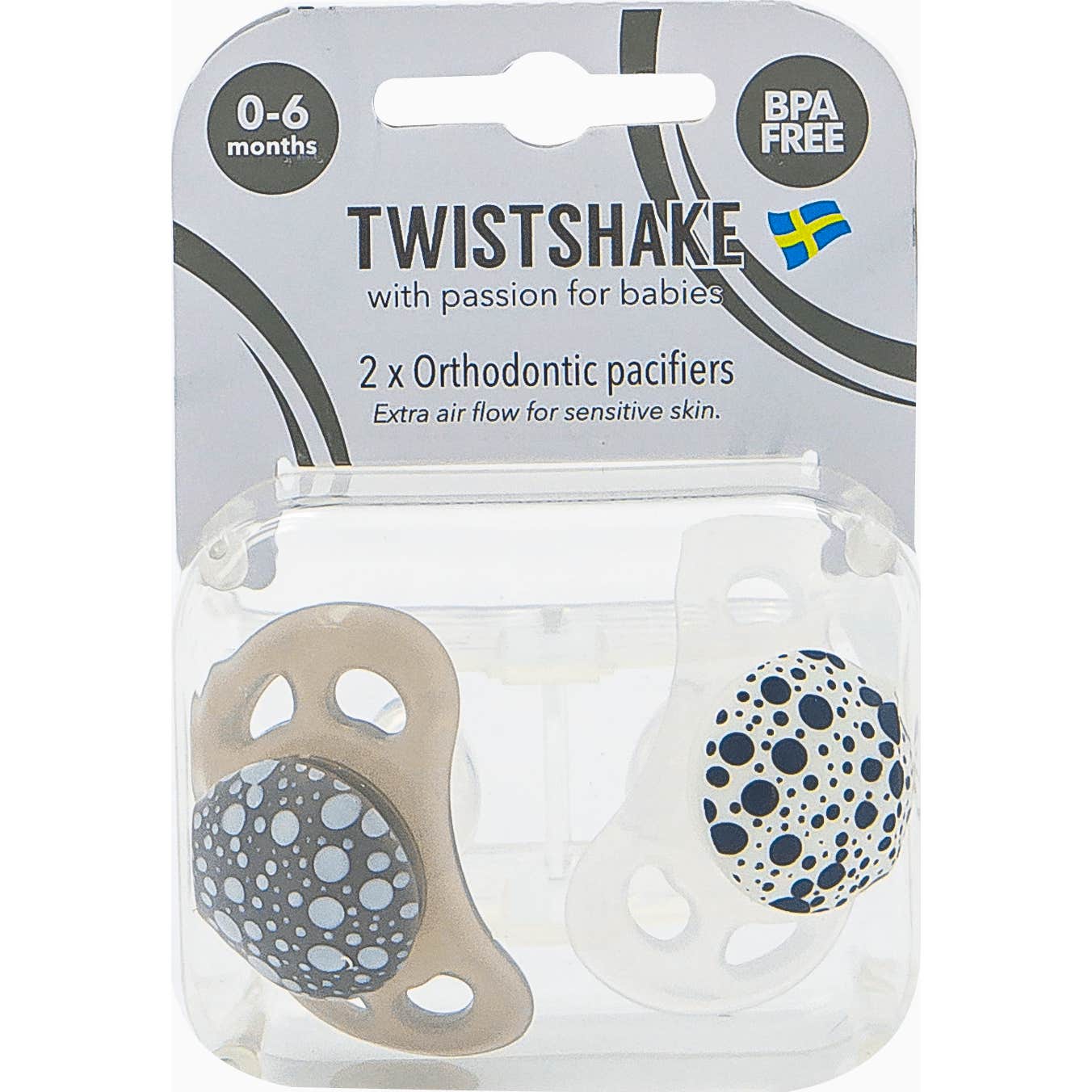 TwistShake Chupete 0-6M 2uds