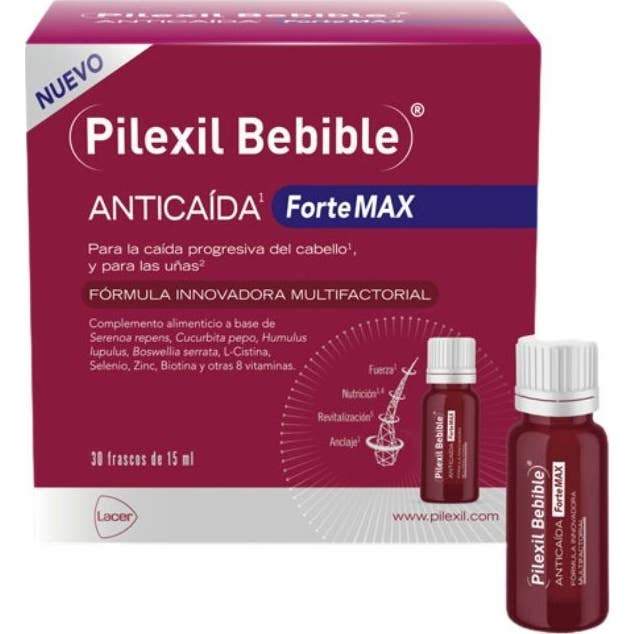 Pilexil Bebible Anticaída Forte Max 30uds
