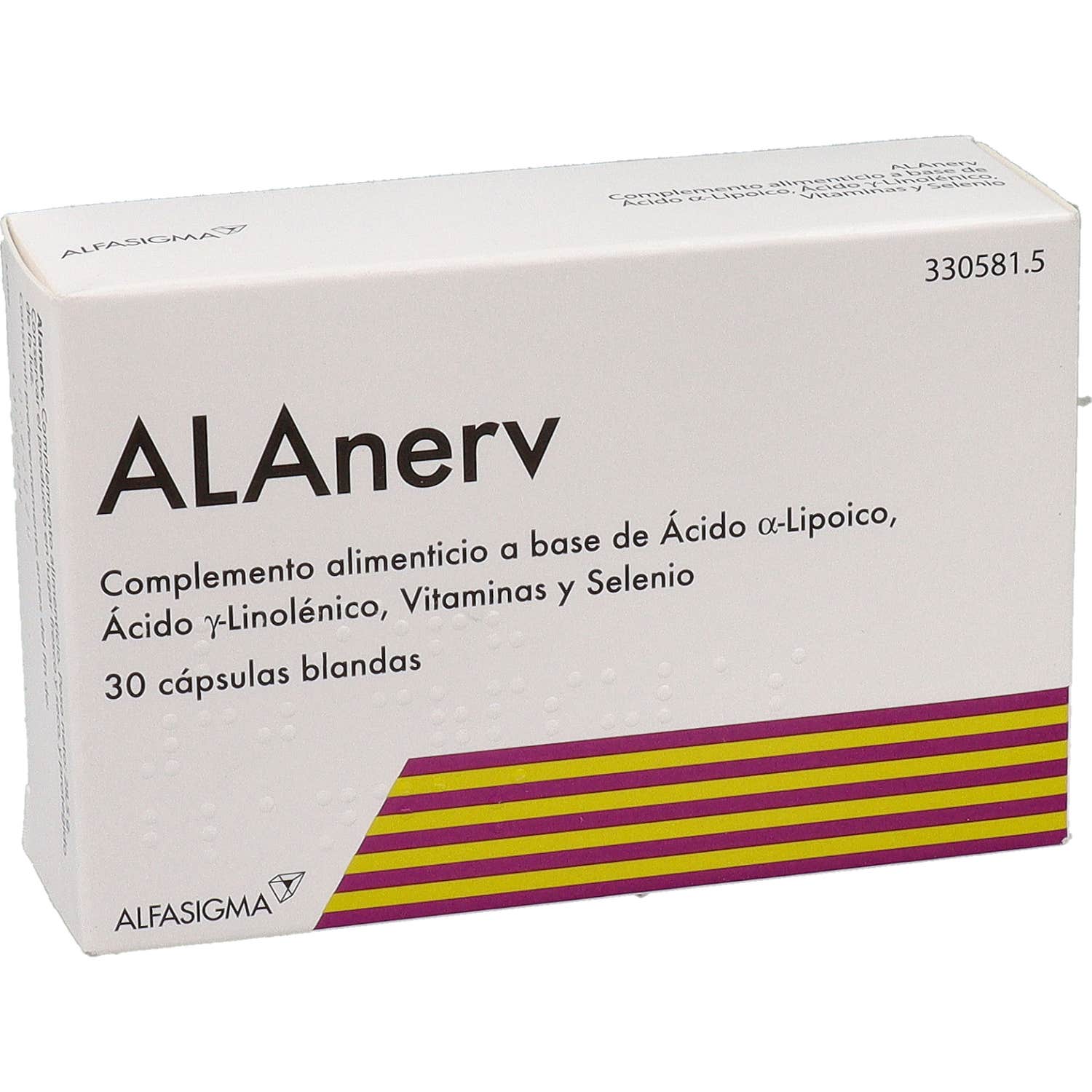 ALAnerv 30 cápsulas blandas