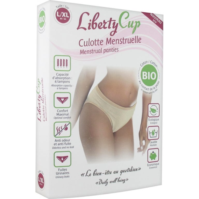 Bragas Menstruales Liberty Cup Talla L/Xl 1 ud