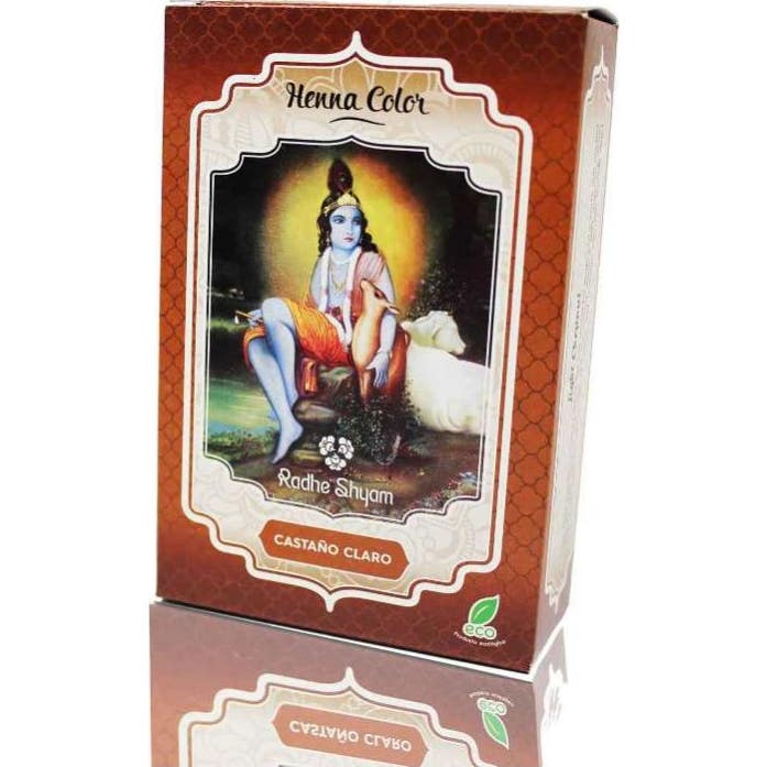 Radhe Shyam Henna Castaño Claro Polvo 100g