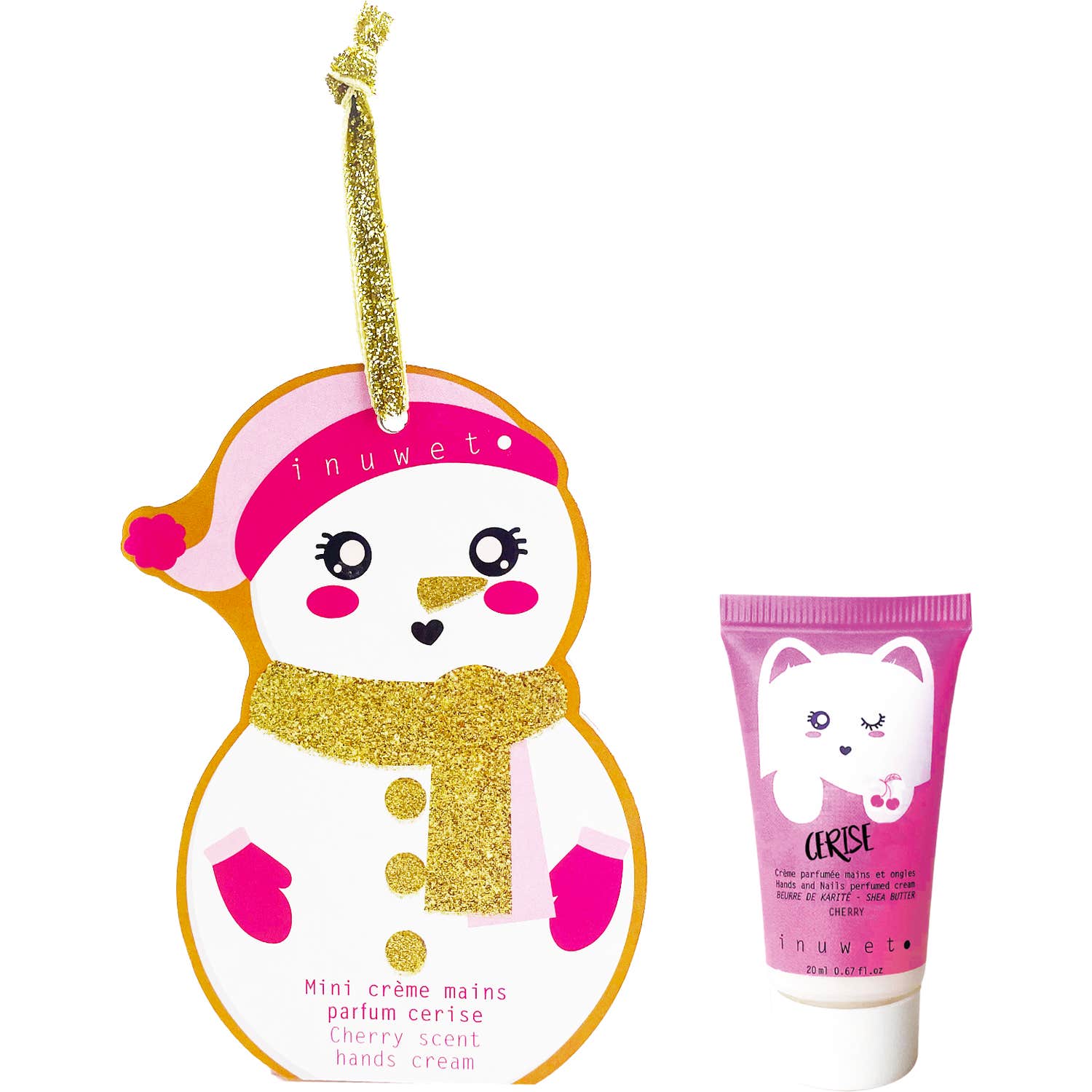 Inuwet Cofre Muñeco de Nieve Crema de Manos Cherry 20ml