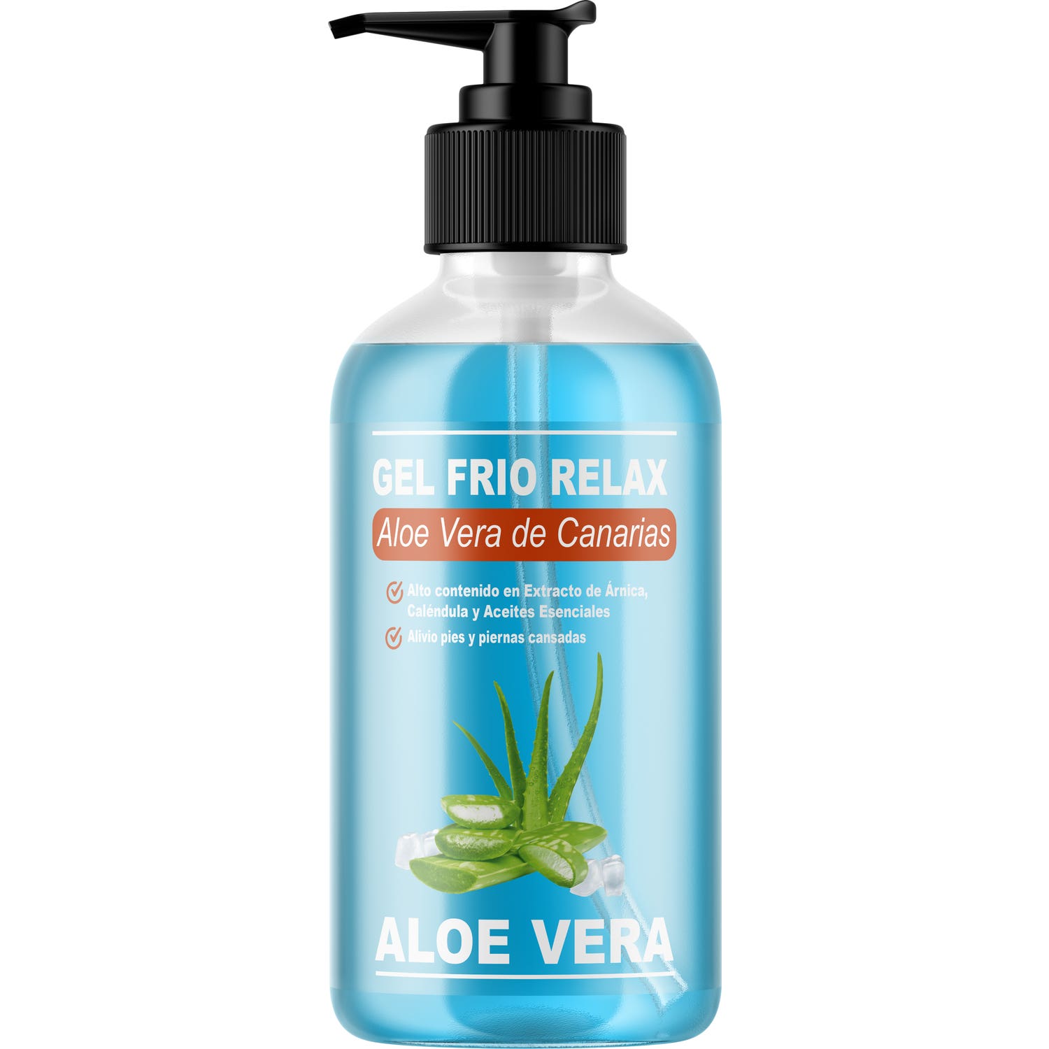 QKnatur Gel Frío Relax Aloe Vera de Canarias Bio 250ml