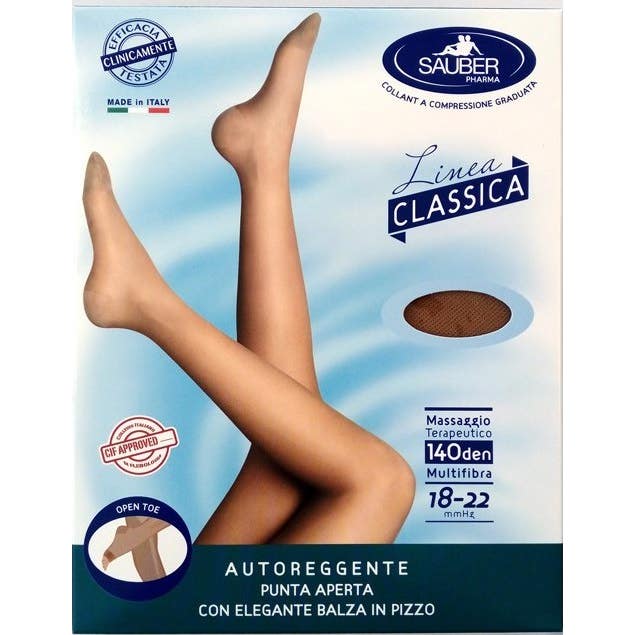 Sauber Classica Media Open Toe 140 Neutro Beige 4 1 Par