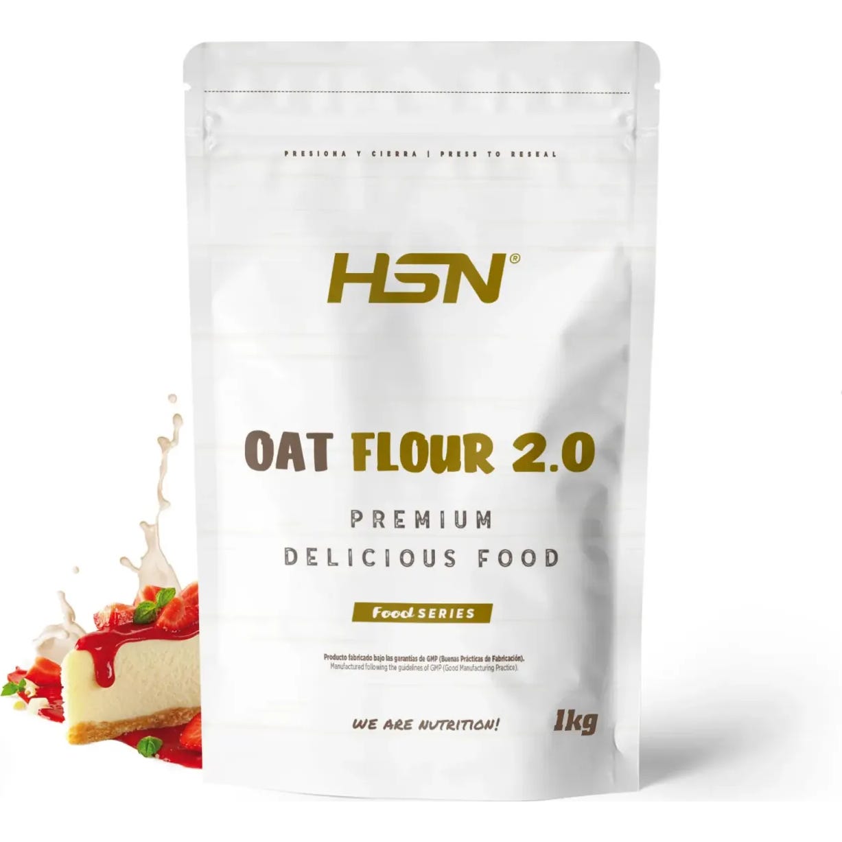 HSN Harina de Avena Instantánea 2.0 Tarta de Queso de Fresa 1kg