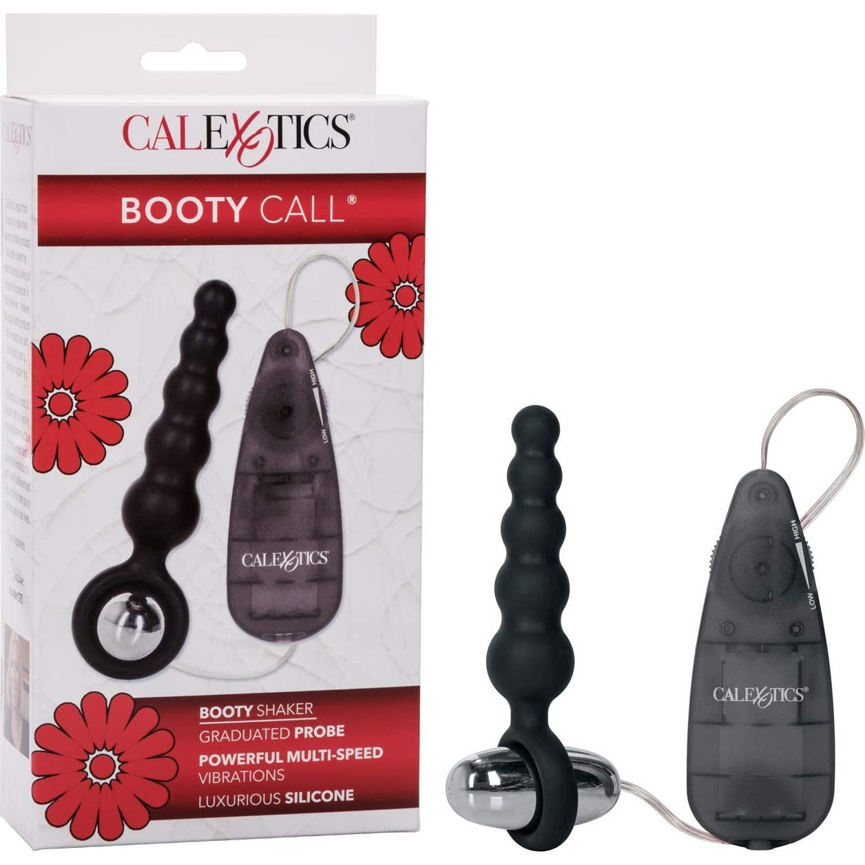 CalExotics Booty Call Booty Shaker Vibrador Anal Negro 1ud