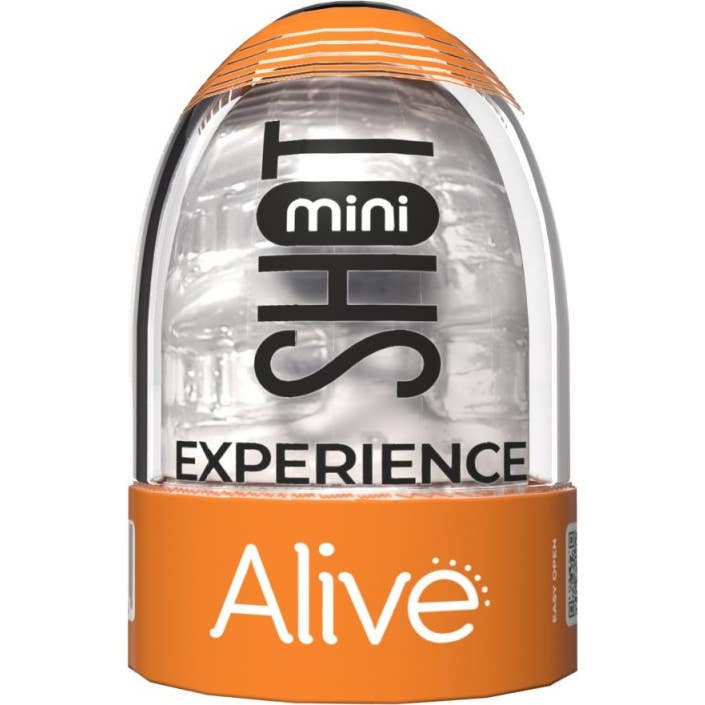 Alive Shot Experience Mini Masturbador Transparente 1ud