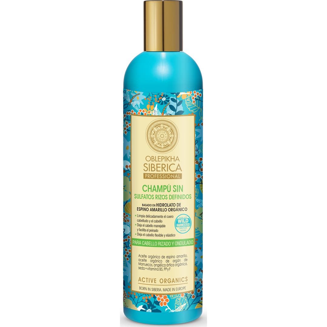 Natura Siberica Champú sin Sulfatos Rizos 400ml