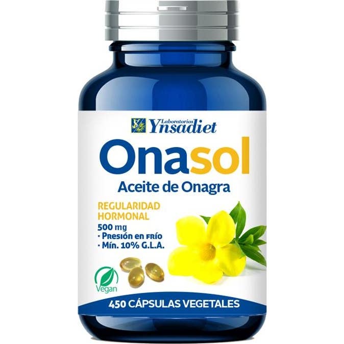 Ynsadiet Onasol Aceite de Onagra 450 perlas