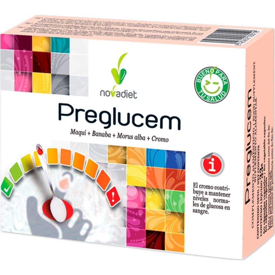 Novadiet Preglucem 60 cápsulas