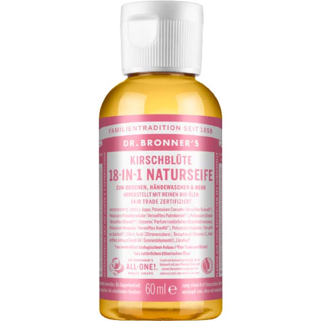 Dr. Bronners 5 X Jabón Líquido Flor De Cerezo 60 Ml - Imagen 2