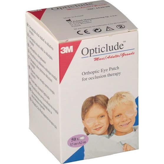 3 M Opticlude Ad Pans 5.7 cmx8 cm 50