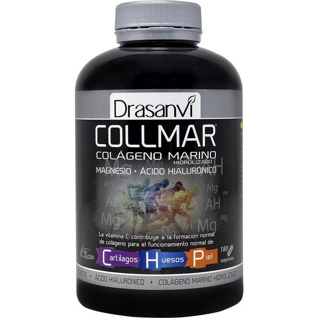 Drasanvi Collmar® Colágeno Marino + Magnesio Sabor Vainilla 180 comp