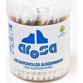 Arosa Bastoncillos Algodón Redondo 100 uds