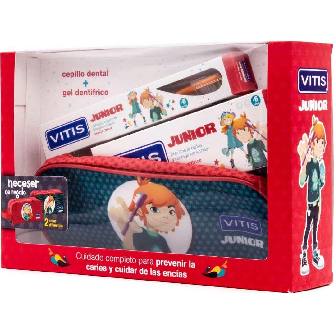 Vitis Pack Junior Cepillo Dental infantil + Gel Dentífrico