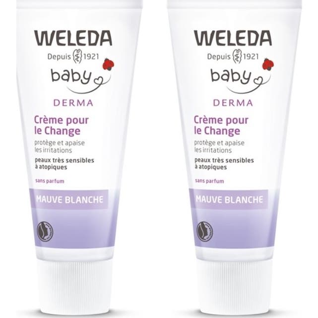 Weleda Baby Derma Crema Pañal de Malva Blanca 2x50ml