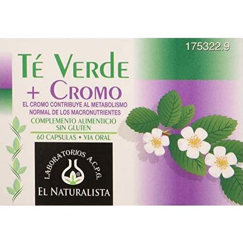 El Naturalista Verde 5 X Té Con Cromo 60 Cápsulas - Imagen 2