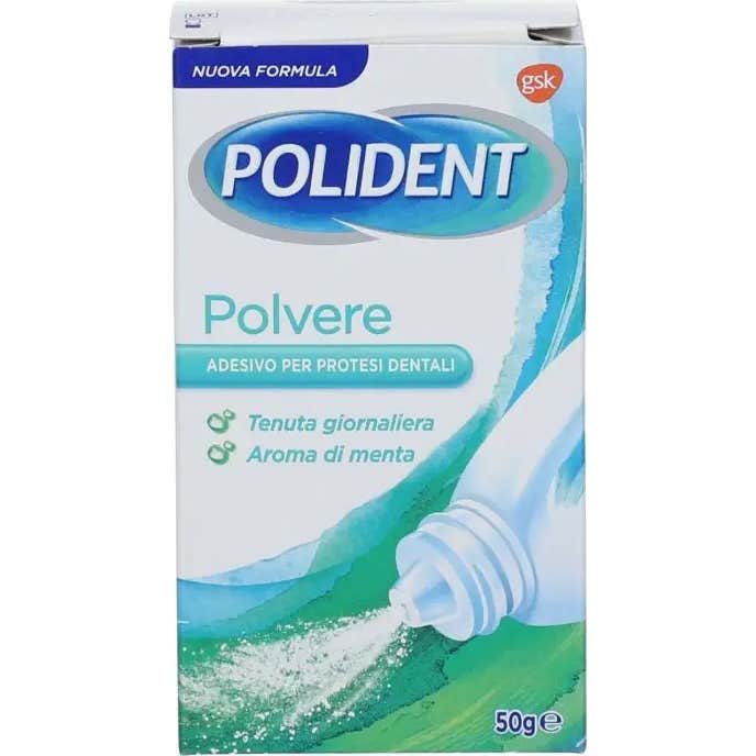 Polident Polvo Adhesivo para Dentaduras Postizas 50g
