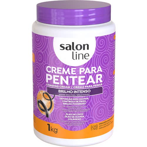 Salon Line Crema de Peinar Brillo Intenso 1kg